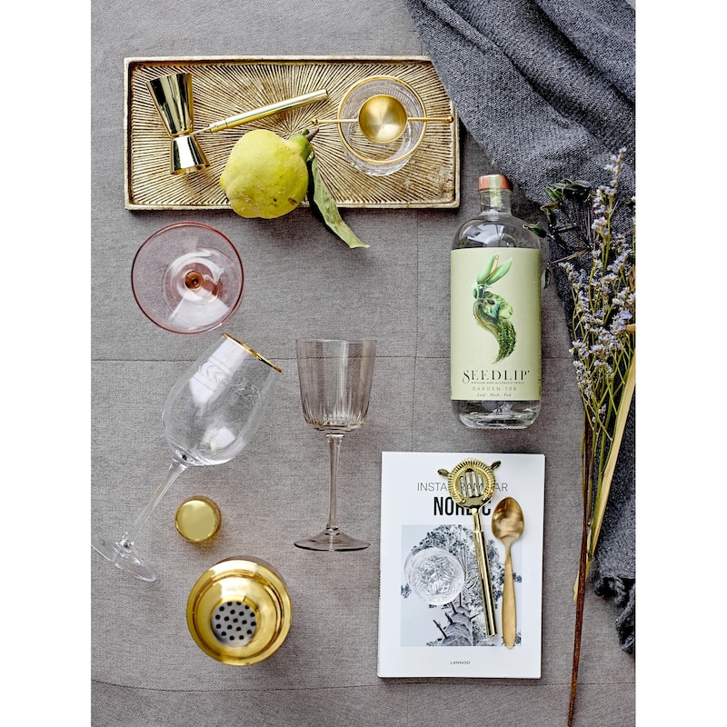 Round Stainless Steel Cocktail Shaker - 3.5"L x 3.5"W x 10.0"H