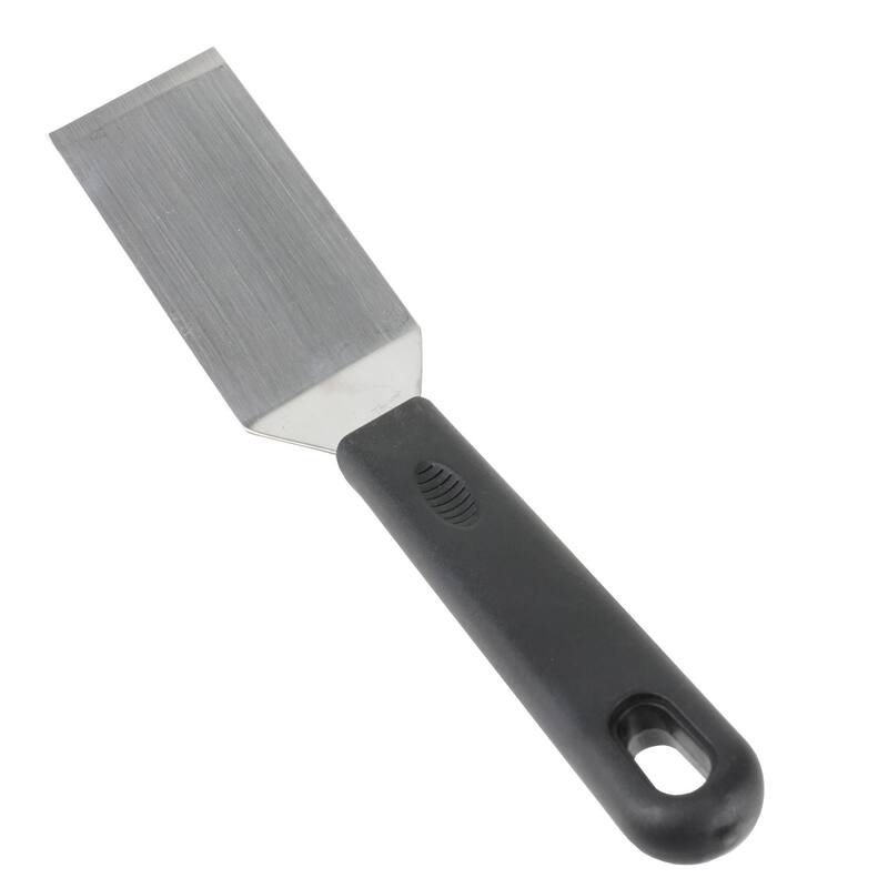 Chef Craft 8.5-Inch Select Stainless Steel Mini Solid Cookie Spatula - Black