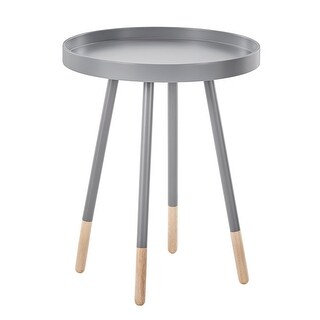 Marcella Paint-dipped Spindle Tray-top Q