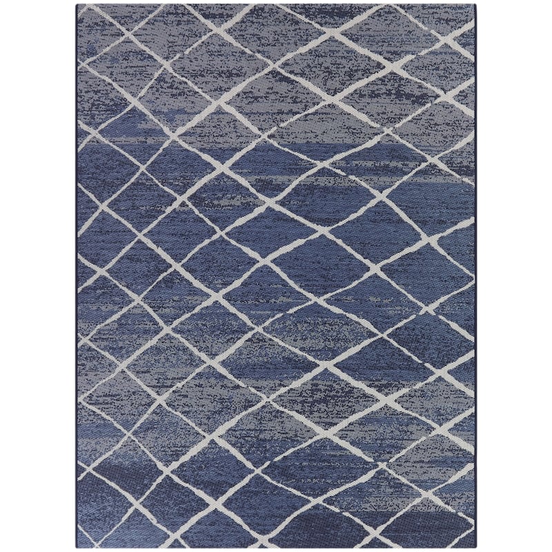 Santeri Modern Trellis Indoor/Outdoor Area Rug