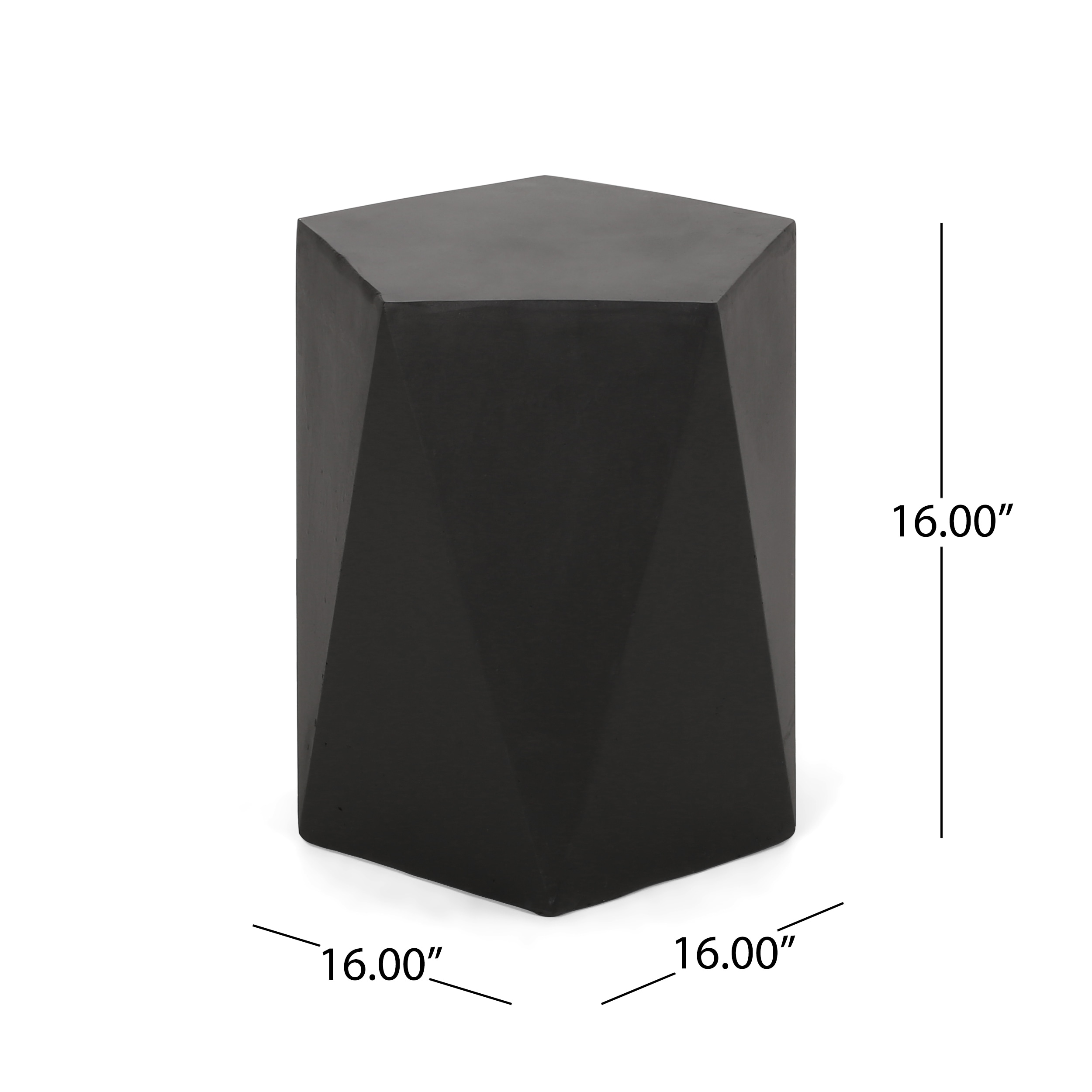 Apollo Outdoor Modern Side Table by Christopher Knight Home - Picture 8 of 15