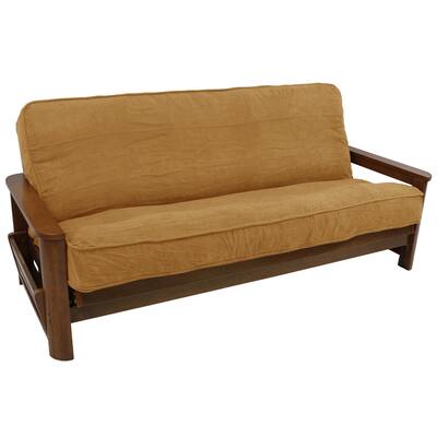 Microsuede Corded Full-Size 8-10 Inch Thick Futon Cover Only - Full