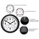 preview thumbnail 13 of 12, Forecaster Indoor/Outdoor Patio Garden 16 inch Wall Clock Thermometer by Infinity Instruments - 16 x 2.25 x 16