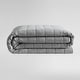 preview thumbnail 10 of 16, Calvin Klein Melange Cotton Flannel Solid Reversible Quilt