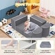 preview thumbnail 3 of 12, Kids Couch, 12PCS Modular Kids Play Couch with Blanket, Playroom, Convertible Kids Foam Climbing Play Set