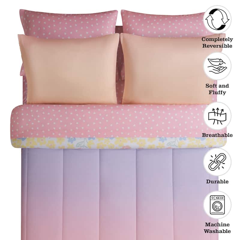 Floral Juvenile Bed in a Bag