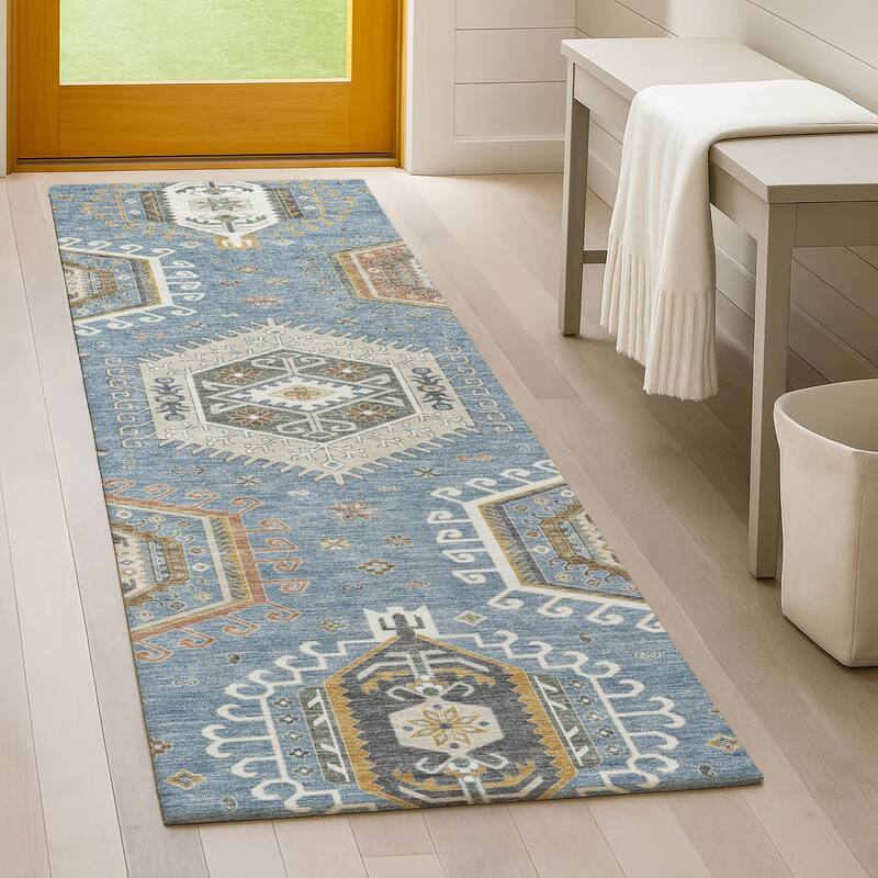 Machine Washable Indoor/ Outdoor Global Akron Chantille Rug