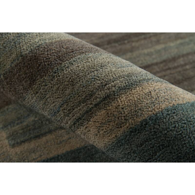 Momeni Gramercy Hand Loomed Wool Contemporary Geometric Area Rug