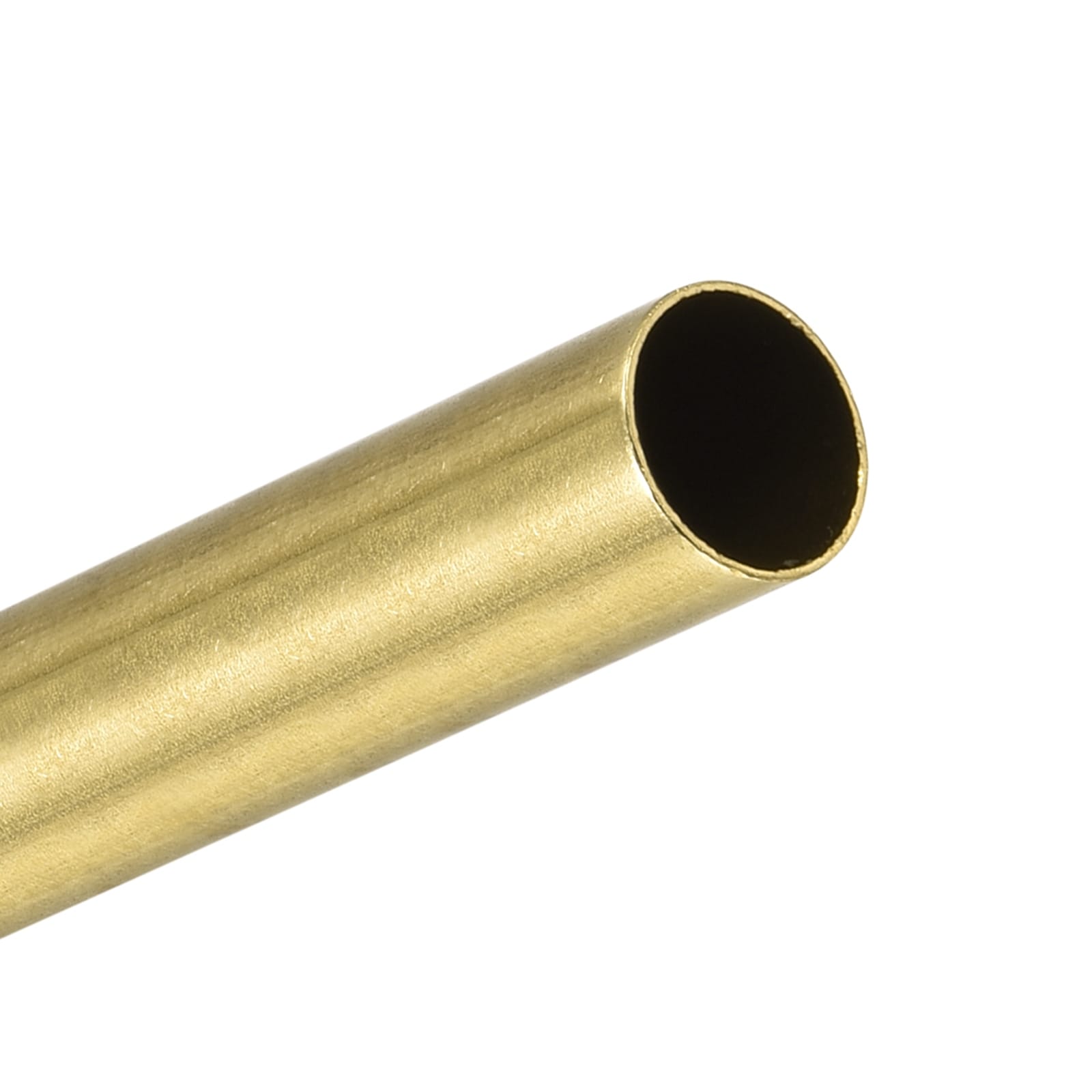 Brass Round Tube 19mm OD 0.5mm Wall Thickness 200mm Length Pipe