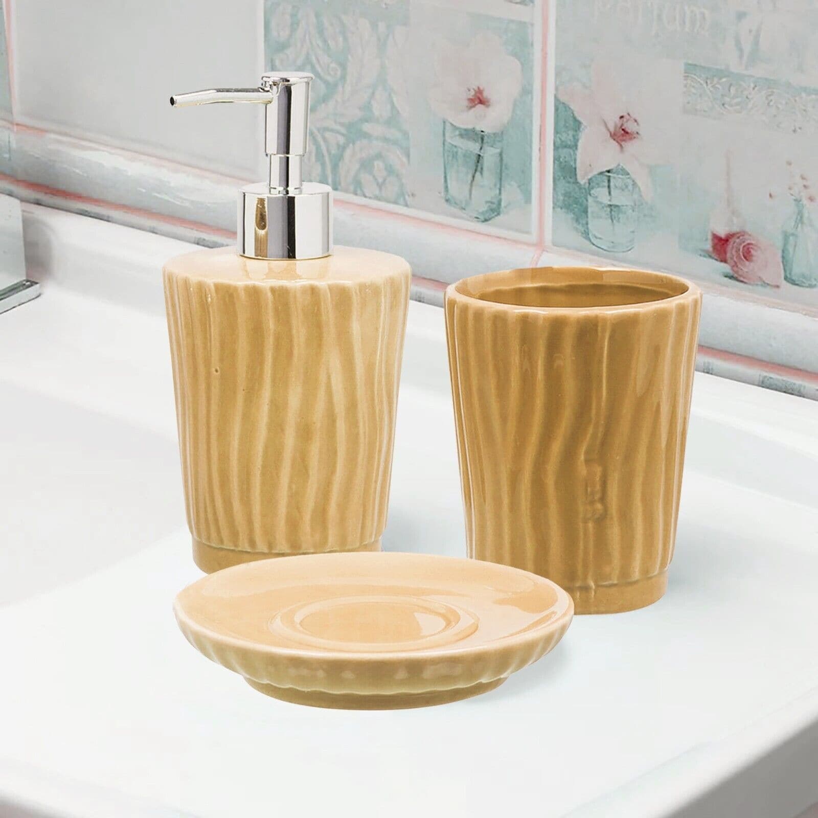 Mustard 2025 bathroom accessories