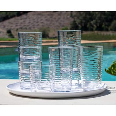 Tritan Foundry Jumbo Drinkware Set, Clear, 20.6 Oz, Set of 6
