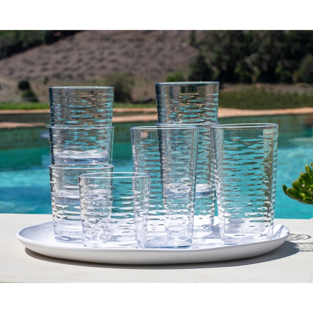 Tritan Foundry Jumbo Drinkware Set, Clear, 20.6 Oz, Set of 6