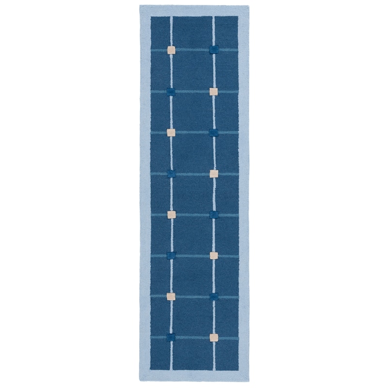 SAFAVIEH Handmade Genre Solenne Checkered Wool Rug