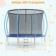 preview thumbnail 8 of 16, 12FT Trampoline, Recreational Trampolines with Enclosure Net and Ladder