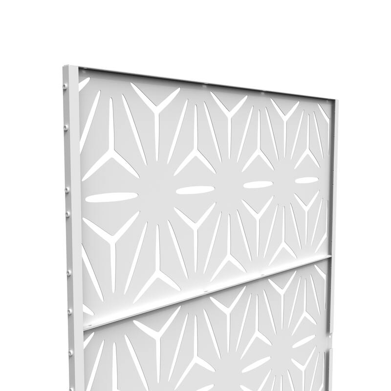 Outdoor Free Standing Metal Privacy Screen