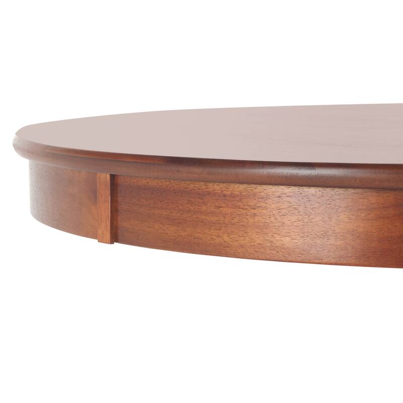 SAFAVIEH Sergio Rustic Café Brown Round Dining Table - 40"W x 40"D x 30"H