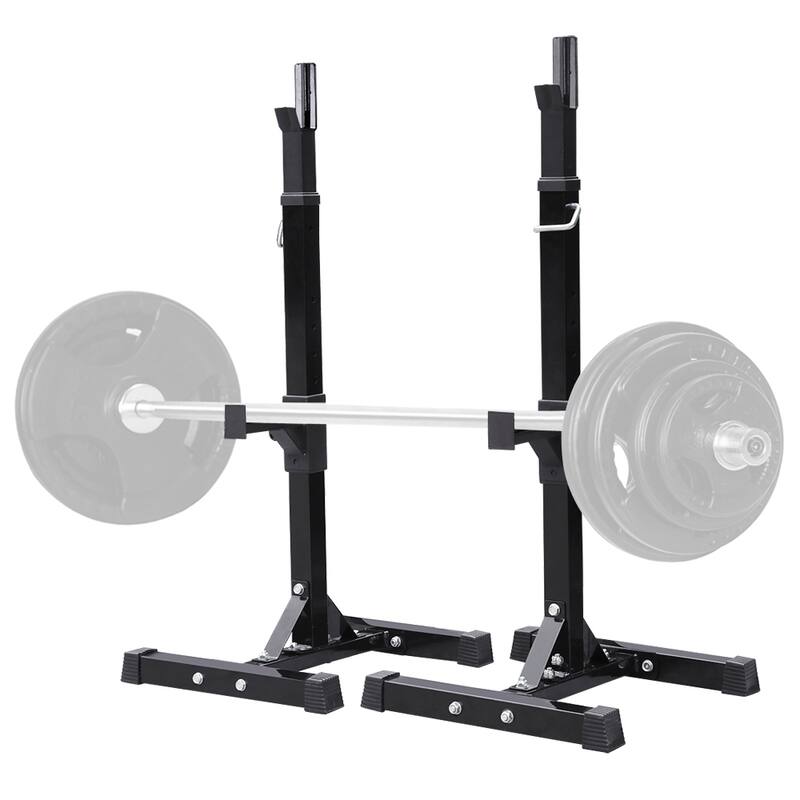 Yaheetech Pair of Standard Adjustable Portable Power Weight Rack