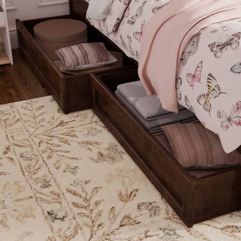 Felicity Platform Bed with Panel Footboard and Storage Drawers