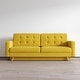 preview thumbnail 8 of 44, Vegas Queen Futon Sleeper Sofa Bed Yellow