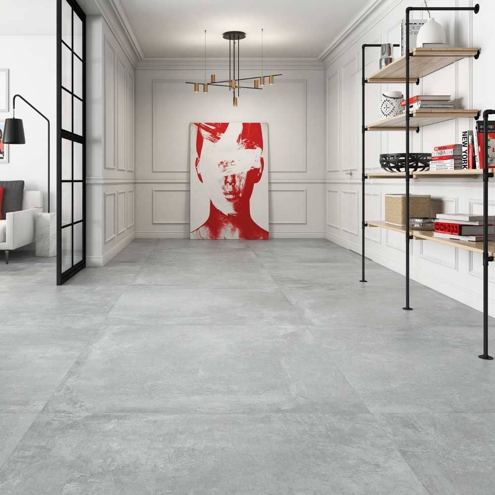 Ledger 24x48 Gris Matte Porcelain Tile - Floor, Wall - Large Format