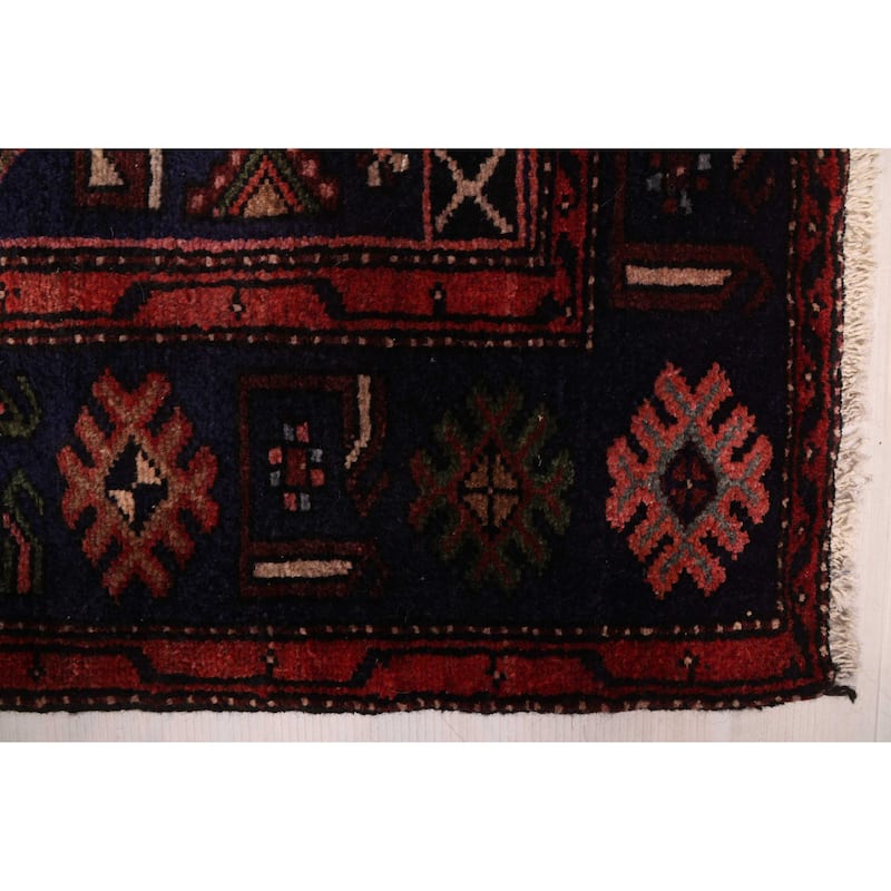 ECARPETGALLERY Hand-knotted Konya Anatolian Navy Wool Rug - 4'5 x 6'9