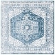 preview thumbnail 6 of 33, SAFAVIEH Layla Ramzia Shabby Chic Farmhouse Rug 6'7" Square - Ivory Grey/Blue - Square