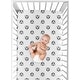preview thumbnail 4 of 4, Sweet Jojo Designs Black and White Soccer Ball Boy Fitted Crib Sheet for Sports Theme Watercolor Vintage Sport Themed Collection