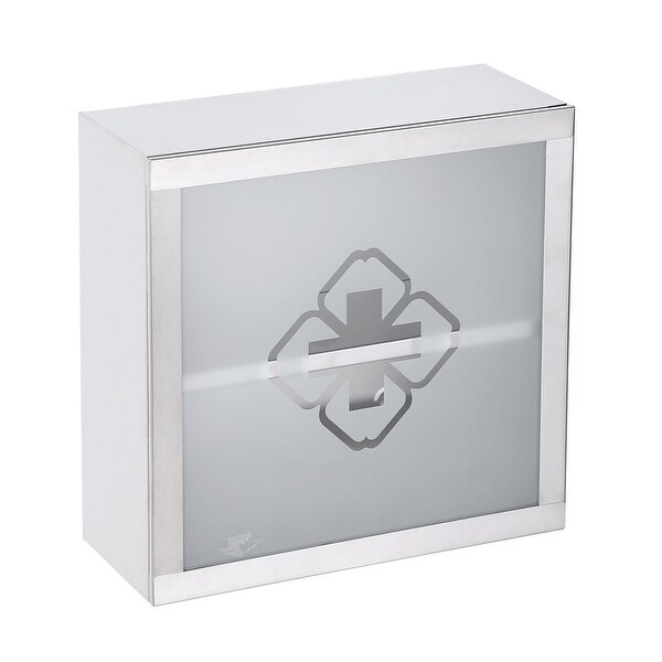 Mini Stainless Steel Medicine Cabinet Wall Mount Storage | Renovator's Supply - N/A