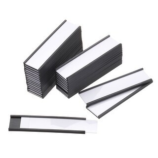 Label Holders C Channel Rubber Magnetic for Shelves Organize, Office ...