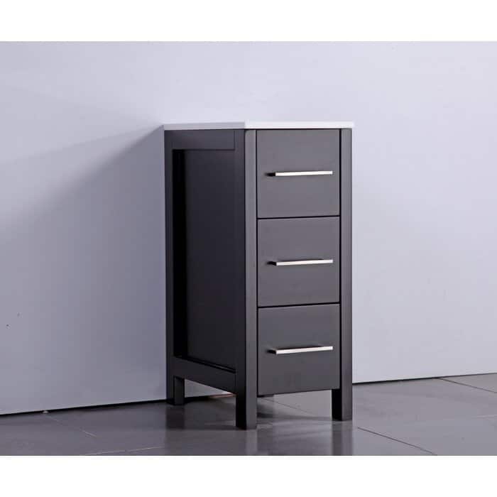 Vanity Art 48 in. Single Sink Bathroom Vanity with Top and Mirror - 48 X 18.1 X 35.8
