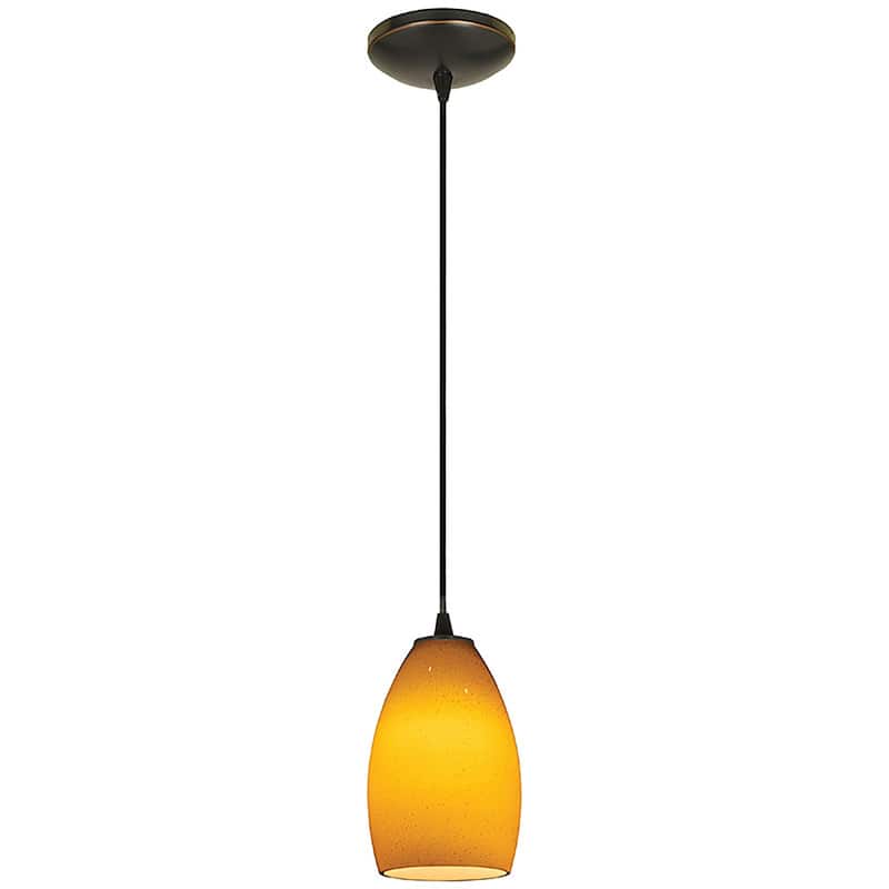 Access Lighting Champagne 1 Light LED Pendant - 5" Wide with Maya