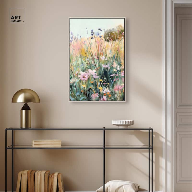 Floral Impressionism II Canvas by Art Remedy