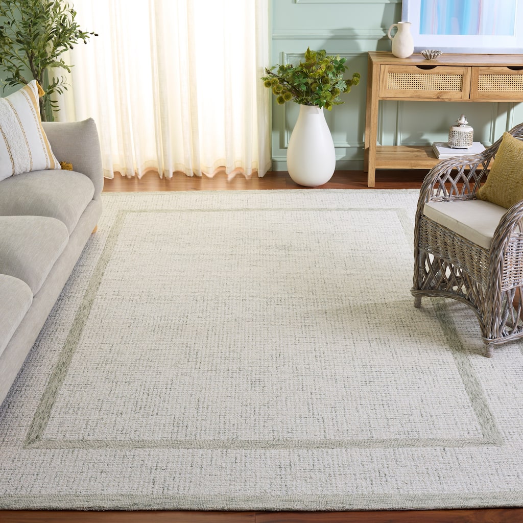 SAFAVIEH Handmade Pine Anjelien Modern Wool Rug