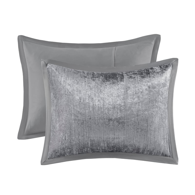Madison Park Reagan 5 Piece Crinkle Velvet Comforter Set