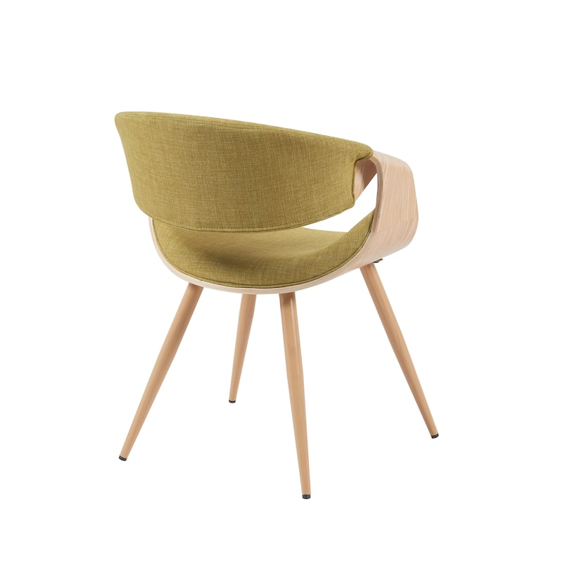 Carson Carrington Skibby Wood and Fabric Mid-century Dining Chair