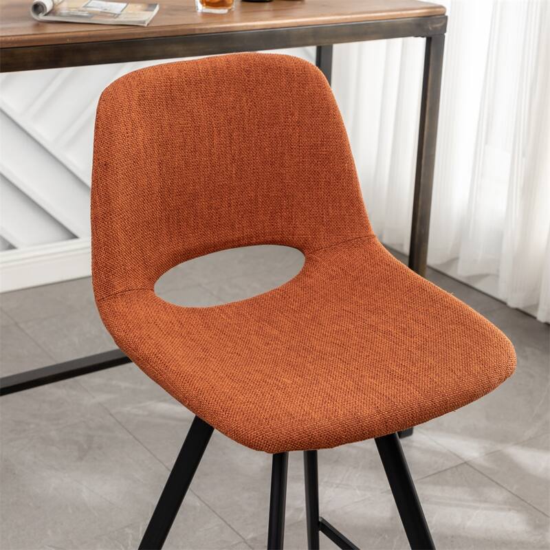 Fabric Kitchen 28.25" Counter Height Stools,Set of 2