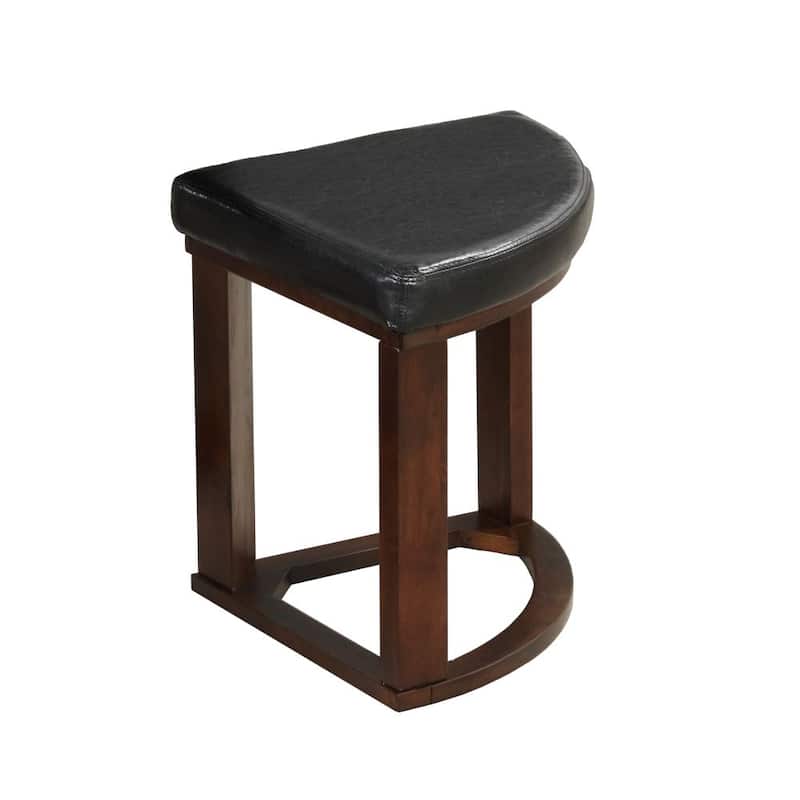 Solid Wood Glass Top Round Dining Table