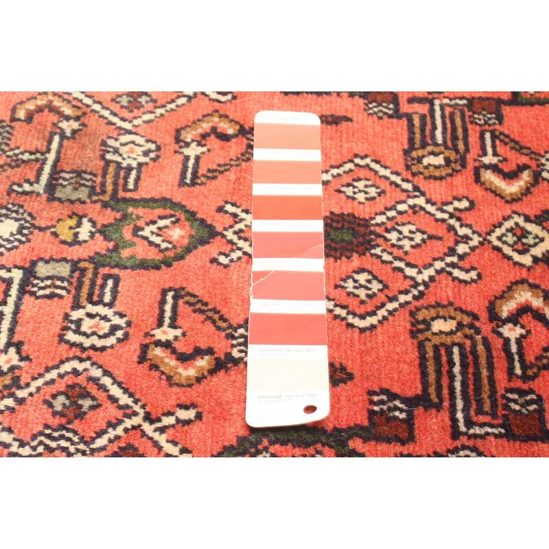 ECARPETGALLERY Hand-knotted Andelz Red Wool Rug - 2'5 x 8'0