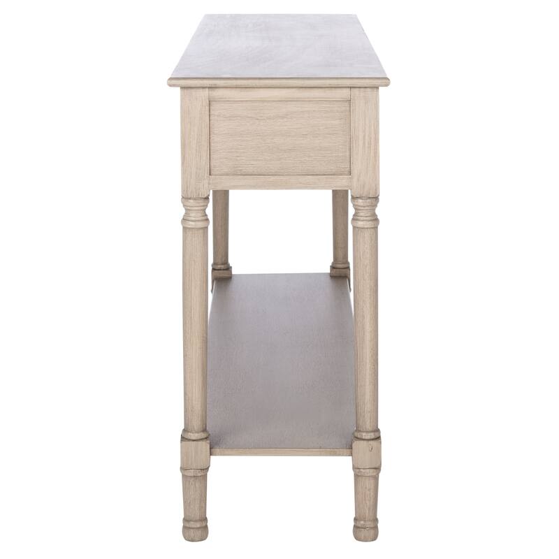 SAFAVIEH Macie 3-Drawer Console Table - 47.3" W x 13" L x 29.5" H - 47.3" W x 13" L x 29.5" H - 47Wx13Dx30H