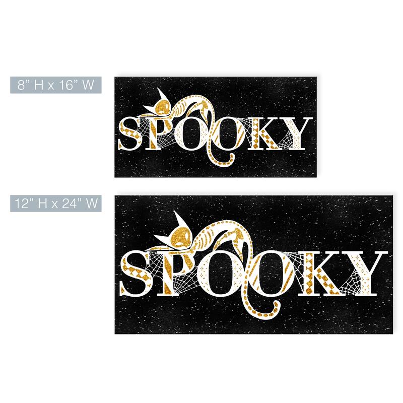 ChiChi Décor 'Spooky Glam' Halloween Canvas Wall Art