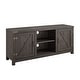 preview thumbnail 67 of 98, Middlebrook Firebranch 58-inch Barn Door TV Stand