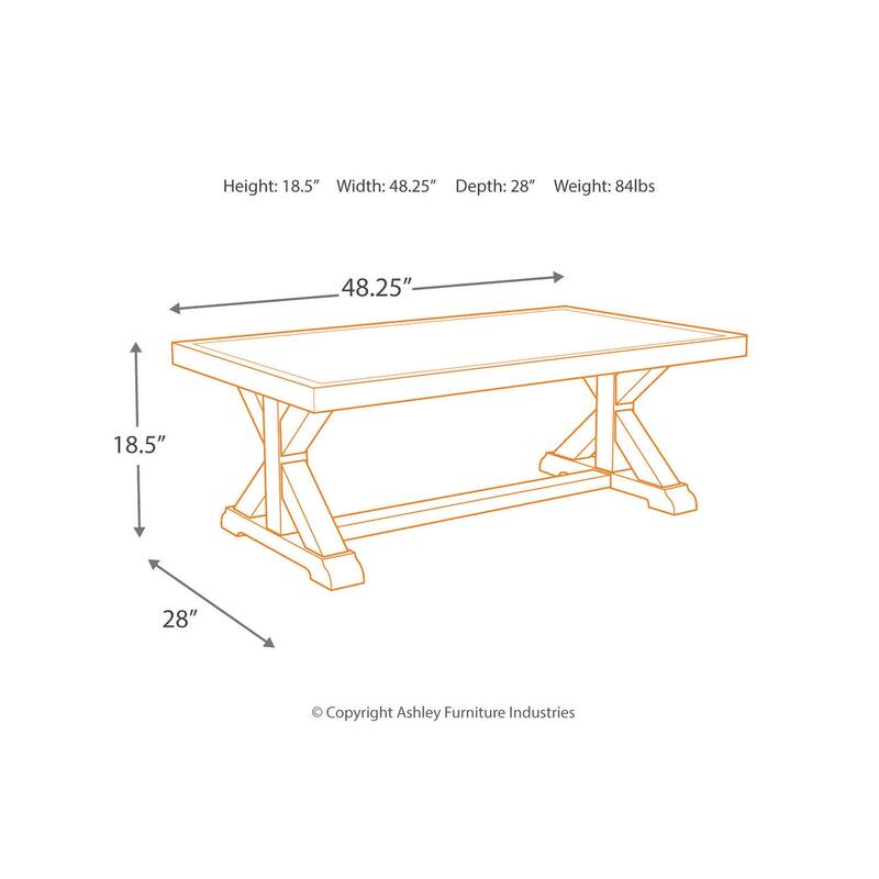 Signature Design by Ashley Beachcroft Outdoor Coffee Table