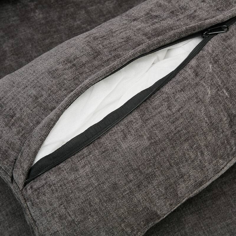 89" Oversized Chenille Cloud Comfy 3-seater Sofa