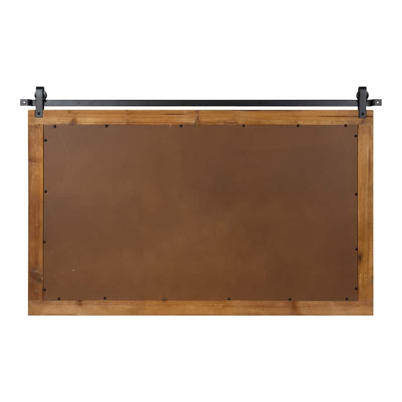 Kate and Laurel Cates Rustic Rectangular Wall Mirror