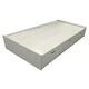 preview thumbnail 2 of 4, Wooden Twin Size Chest Bed with Three Drawers, White