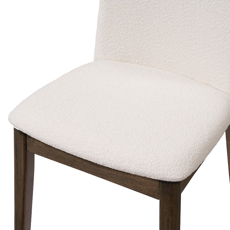 Christopher Knight Home - Arlo Modern Upholstered Solid Wood Armless Dining Chair (Set of 2)