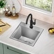 preview thumbnail 111 of 150, KRAUS Kore Workstation Drop-In Stainless Steel Kitchen Sink