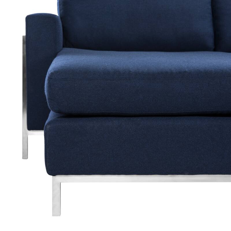 SAFAVIEH Couture Camila Sectional Sofa - 106"W x 37"D x 32"H