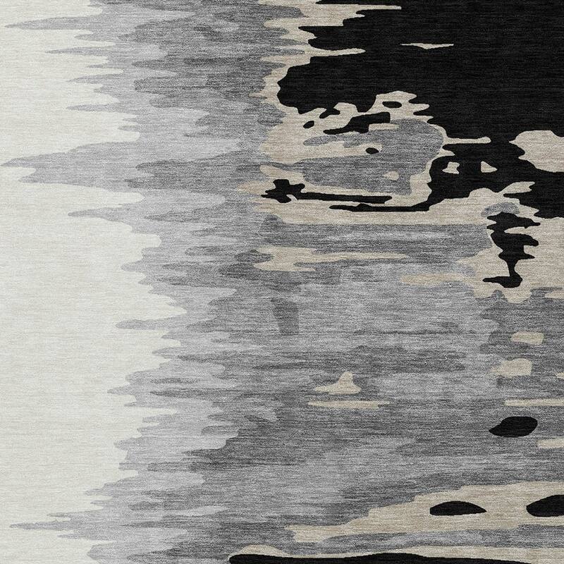 HomeRoots Abstract Transitional Rectangle Outdoor Rug