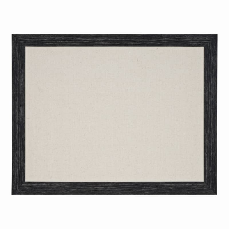 DesignOvation Beatrice Framed Linen Fabric Pinboard